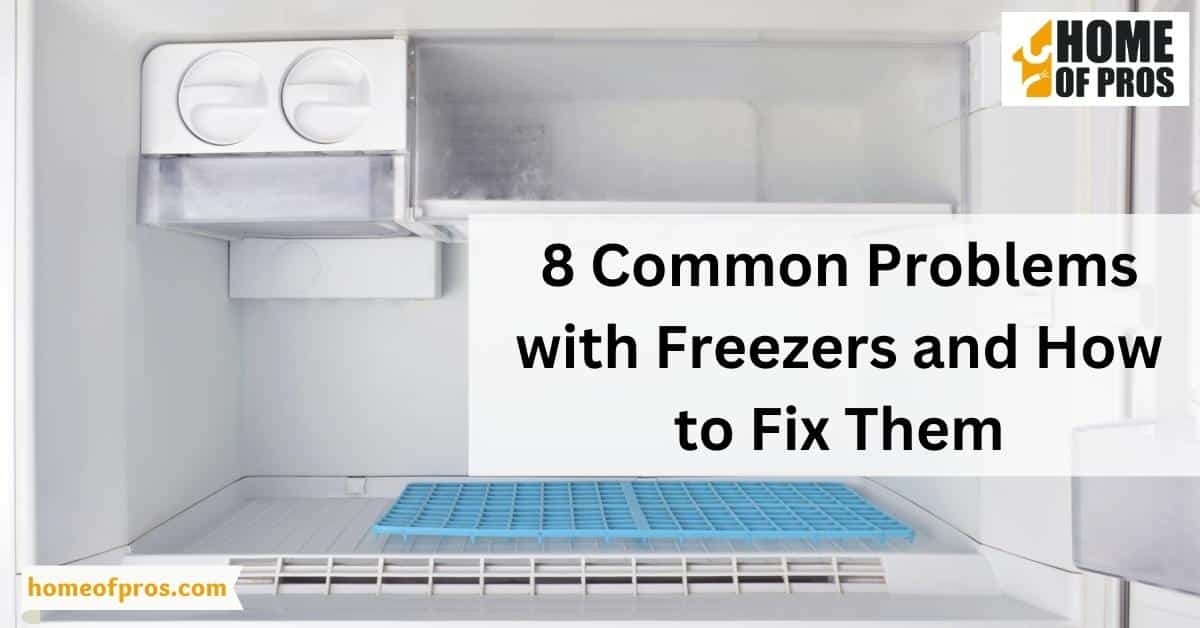 8 Common Problems with Freezers and How to Fix Them