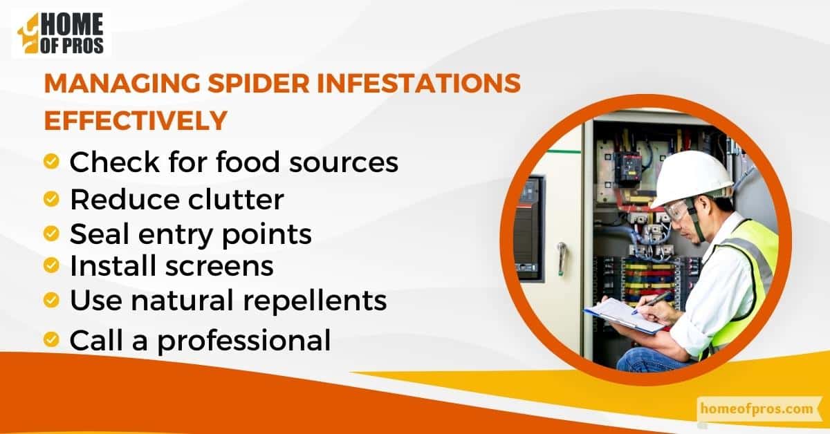 Managing Spider Infestations Effectively