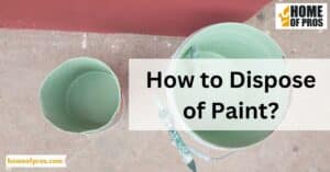 How to Dispose of Paint