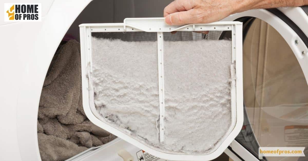 Letting Lint Build Up in Your Dryer